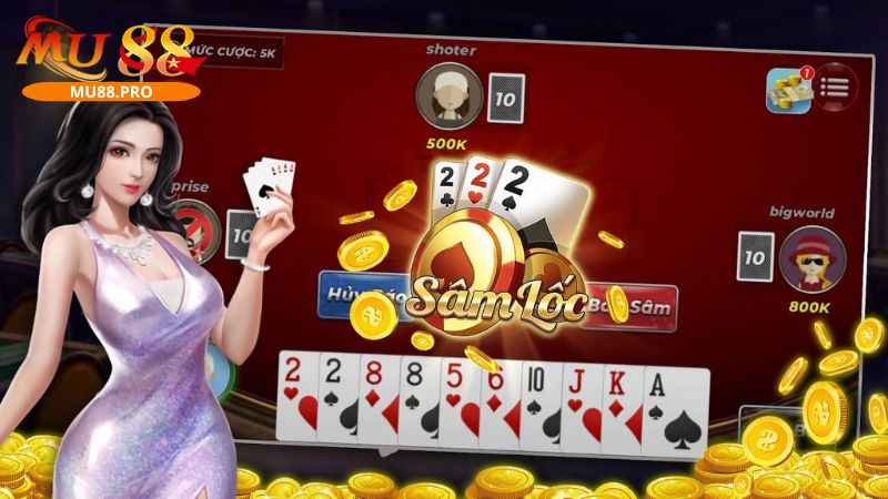 Bài Sâm lốc khá giống bài Tiến lên miền Nam